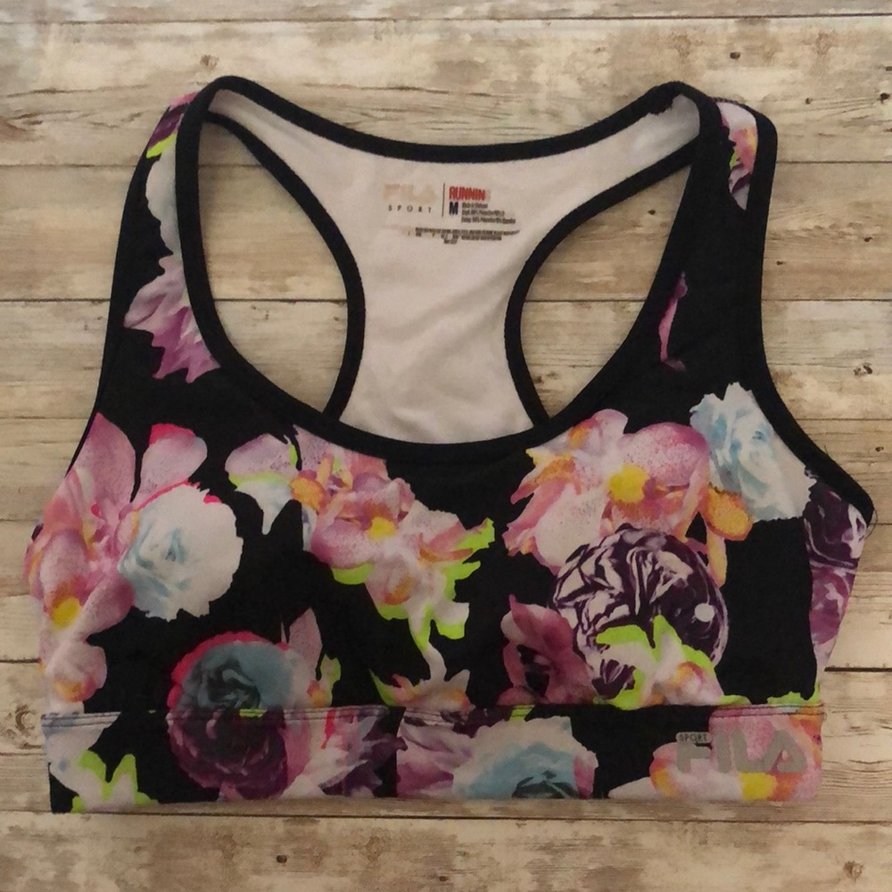 FILA Floral Sports Bra